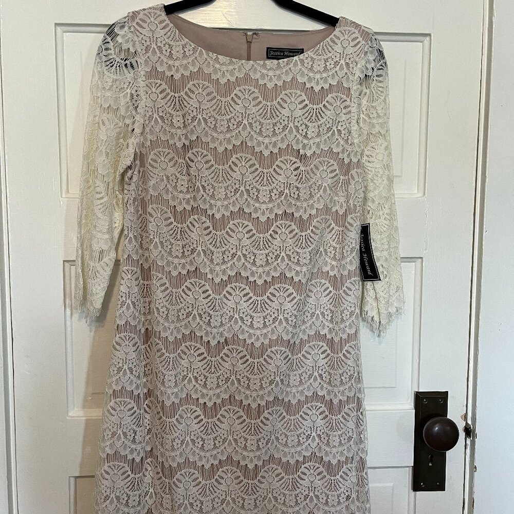 Jessica Howard Lace Mini Dress Size 8